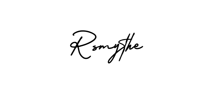 Make a beautiful signature design for name Rsmythe. With this signature (AmerikaSignatureDemo-Regular) style, you can create a handwritten signature for free. Rsmythe signature style 3 images and pictures png
