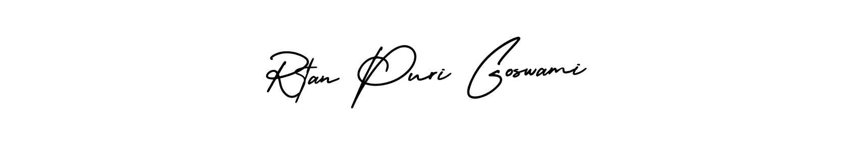 Best and Professional Signature Style for Rtan Puri Goswami. AmerikaSignatureDemo-Regular Best Signature Style Collection. Rtan Puri Goswami signature style 3 images and pictures png