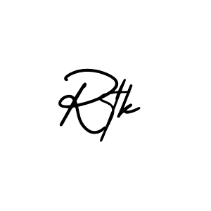 Rtk stylish signature style. Best Handwritten Sign (AmerikaSignatureDemo-Regular) for my name. Handwritten Signature Collection Ideas for my name Rtk. Rtk signature style 3 images and pictures png