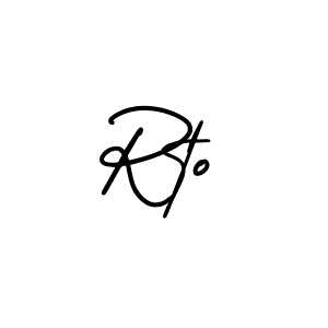 Also we have Rto name is the best signature style. Create professional handwritten signature collection using AmerikaSignatureDemo-Regular autograph style. Rto signature style 3 images and pictures png
