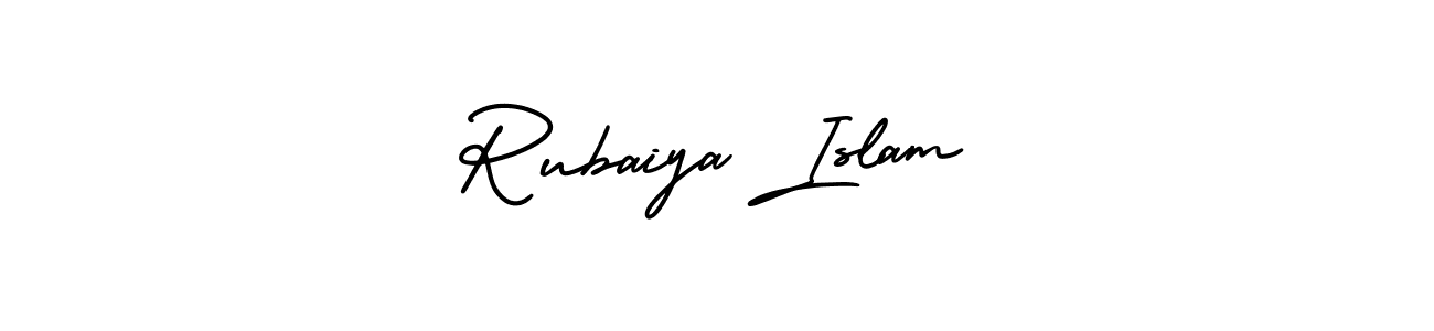 Make a beautiful signature design for name Rubaiya Islam. Use this online signature maker to create a handwritten signature for free. Rubaiya Islam signature style 3 images and pictures png