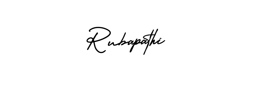 Best and Professional Signature Style for Rubapathi. AmerikaSignatureDemo-Regular Best Signature Style Collection. Rubapathi signature style 3 images and pictures png