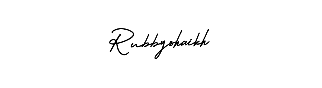 Check out images of Autograph of Rubbyshaikh name. Actor Rubbyshaikh Signature Style. AmerikaSignatureDemo-Regular is a professional sign style online. Rubbyshaikh signature style 3 images and pictures png