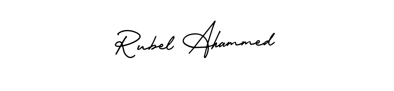 Make a beautiful signature design for name Rubel Ahammed. Use this online signature maker to create a handwritten signature for free. Rubel Ahammed signature style 3 images and pictures png