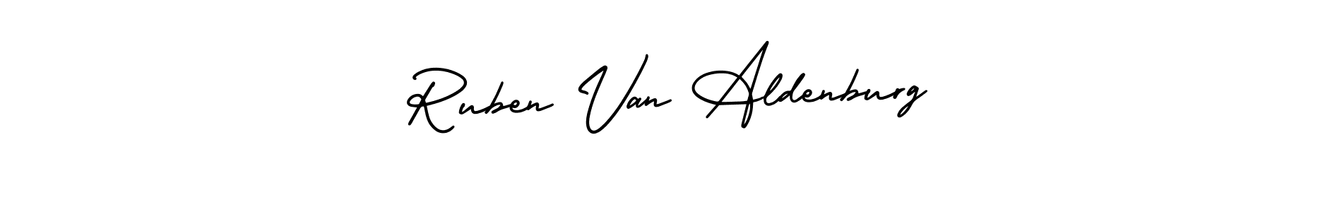 Ruben Van Aldenburg stylish signature style. Best Handwritten Sign (AmerikaSignatureDemo-Regular) for my name. Handwritten Signature Collection Ideas for my name Ruben Van Aldenburg. Ruben Van Aldenburg signature style 3 images and pictures png