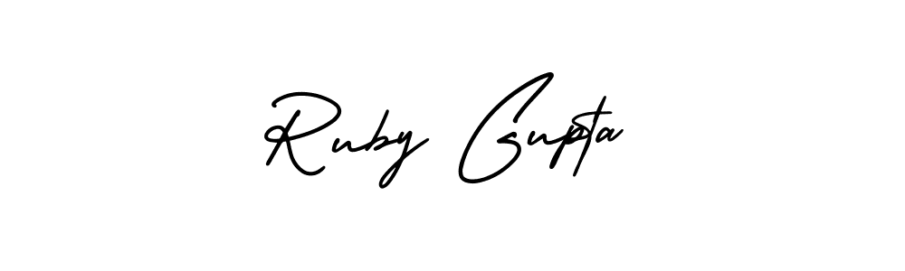 Here are the top 10 professional signature styles for the name Ruby Gupta. These are the best autograph styles you can use for your name. Ruby Gupta signature style 3 images and pictures png