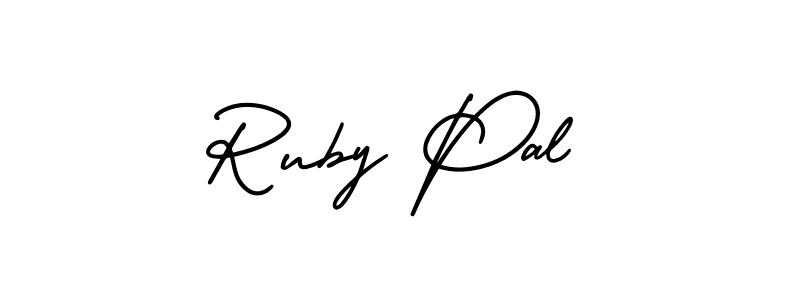 Make a beautiful signature design for name Ruby Pal. Use this online signature maker to create a handwritten signature for free. Ruby Pal signature style 3 images and pictures png