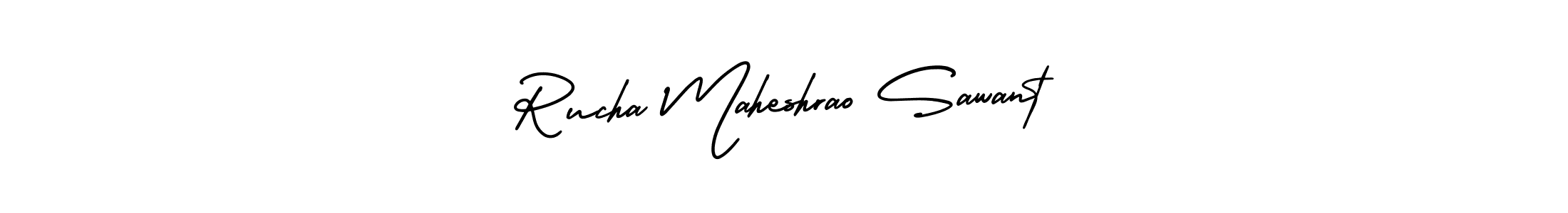 Also we have Rucha Maheshrao Sawant name is the best signature style. Create professional handwritten signature collection using AmerikaSignatureDemo-Regular autograph style. Rucha Maheshrao Sawant signature style 3 images and pictures png