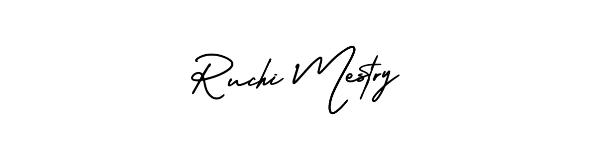 Check out images of Autograph of Ruchi Mestry name. Actor Ruchi Mestry Signature Style. AmerikaSignatureDemo-Regular is a professional sign style online. Ruchi Mestry signature style 3 images and pictures png