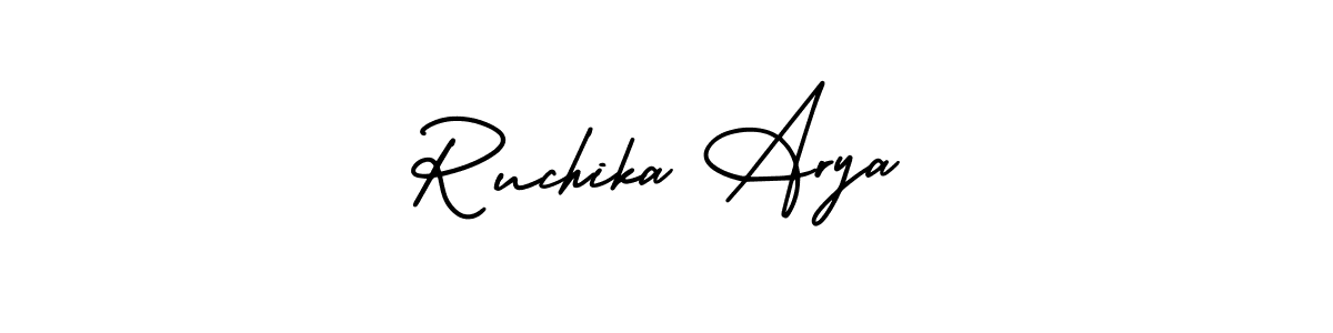 Check out images of Autograph of Ruchika Arya name. Actor Ruchika Arya Signature Style. AmerikaSignatureDemo-Regular is a professional sign style online. Ruchika Arya signature style 3 images and pictures png