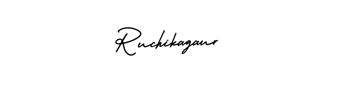 Make a beautiful signature design for name Ruchikagaur. Use this online signature maker to create a handwritten signature for free. Ruchikagaur signature style 3 images and pictures png
