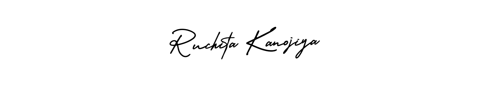 Make a beautiful signature design for name Ruchita Kanojiya. Use this online signature maker to create a handwritten signature for free. Ruchita Kanojiya signature style 3 images and pictures png