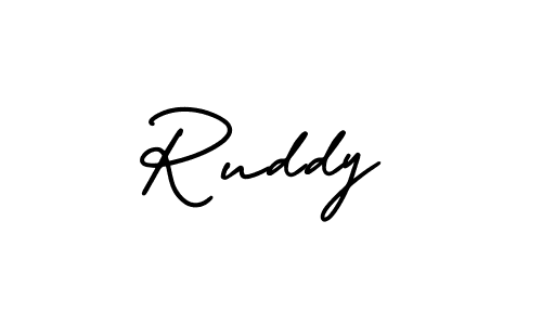 Also we have Ruddy name is the best signature style. Create professional handwritten signature collection using AmerikaSignatureDemo-Regular autograph style. Ruddy signature style 3 images and pictures png