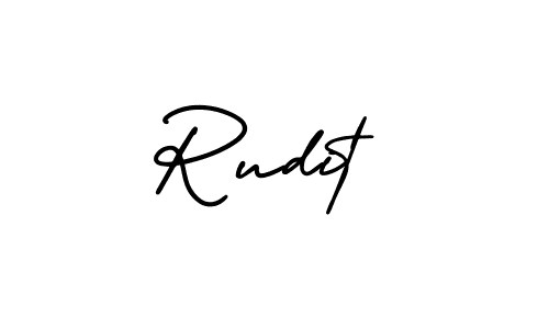 Best and Professional Signature Style for Rudit. AmerikaSignatureDemo-Regular Best Signature Style Collection. Rudit signature style 3 images and pictures png