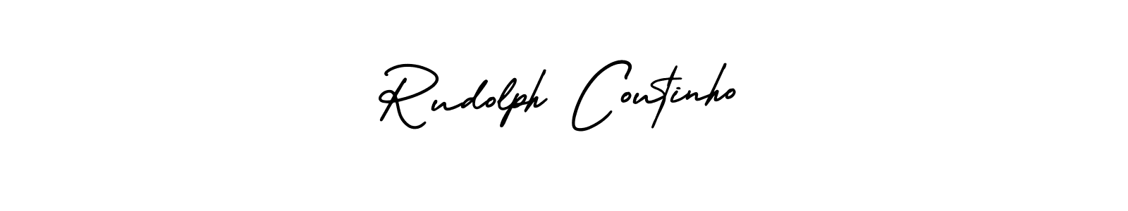 Also You can easily find your signature by using the search form. We will create Rudolph Coutinho name handwritten signature images for you free of cost using AmerikaSignatureDemo-Regular sign style. Rudolph Coutinho signature style 3 images and pictures png