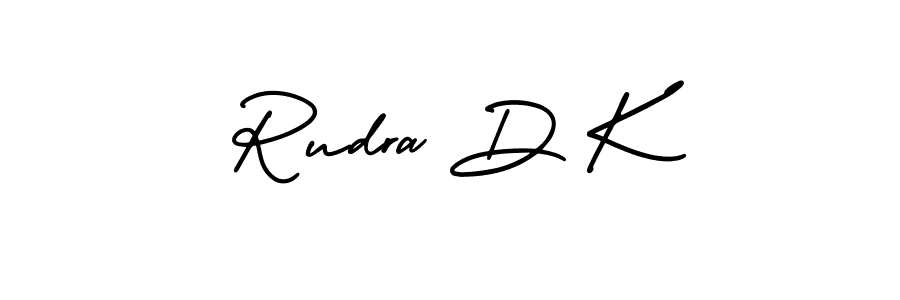 AmerikaSignatureDemo-Regular is a professional signature style that is perfect for those who want to add a touch of class to their signature. It is also a great choice for those who want to make their signature more unique. Get Rudra D K name to fancy signature for free. Rudra D K signature style 3 images and pictures png