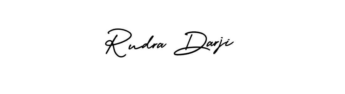 Similarly AmerikaSignatureDemo-Regular is the best handwritten signature design. Signature creator online .You can use it as an online autograph creator for name Rudra Darji. Rudra Darji signature style 3 images and pictures png