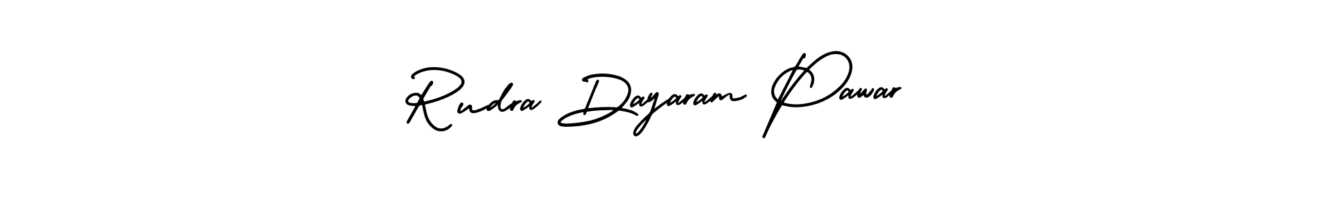 How to make Rudra Dayaram Pawar signature? AmerikaSignatureDemo-Regular is a professional autograph style. Create handwritten signature for Rudra Dayaram Pawar name. Rudra Dayaram Pawar signature style 3 images and pictures png