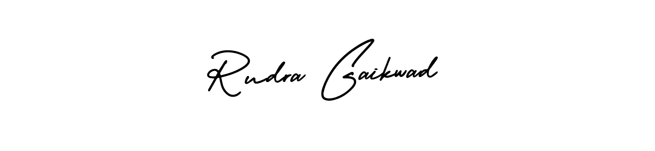 You can use this online signature creator to create a handwritten signature for the name Rudra Gaikwad. This is the best online autograph maker. Rudra Gaikwad signature style 3 images and pictures png