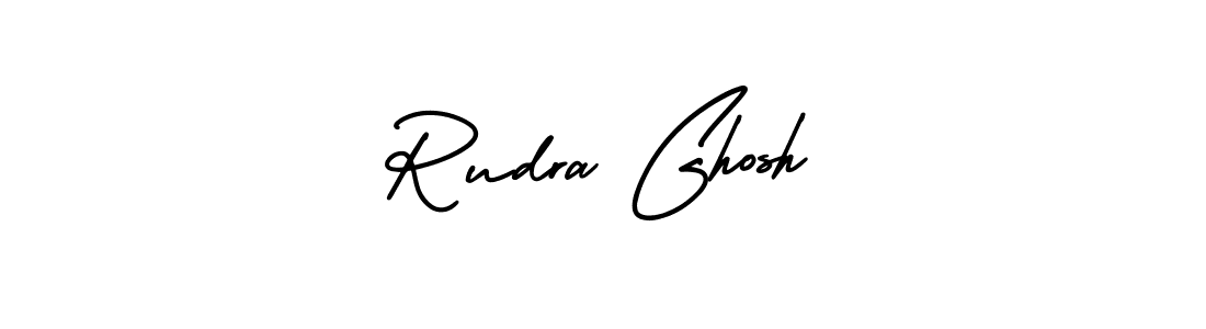 How to make Rudra Ghosh name signature. Use AmerikaSignatureDemo-Regular style for creating short signs online. This is the latest handwritten sign. Rudra Ghosh signature style 3 images and pictures png