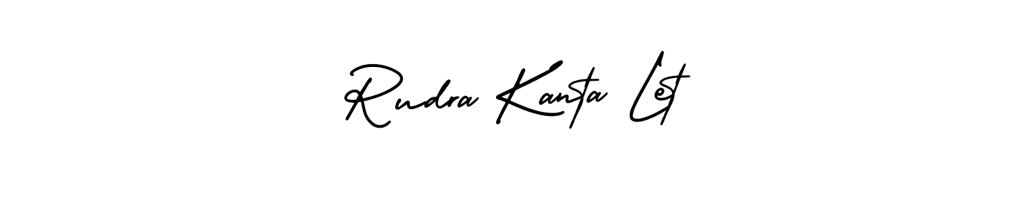 Rudra Kanta Let stylish signature style. Best Handwritten Sign (AmerikaSignatureDemo-Regular) for my name. Handwritten Signature Collection Ideas for my name Rudra Kanta Let. Rudra Kanta Let signature style 3 images and pictures png