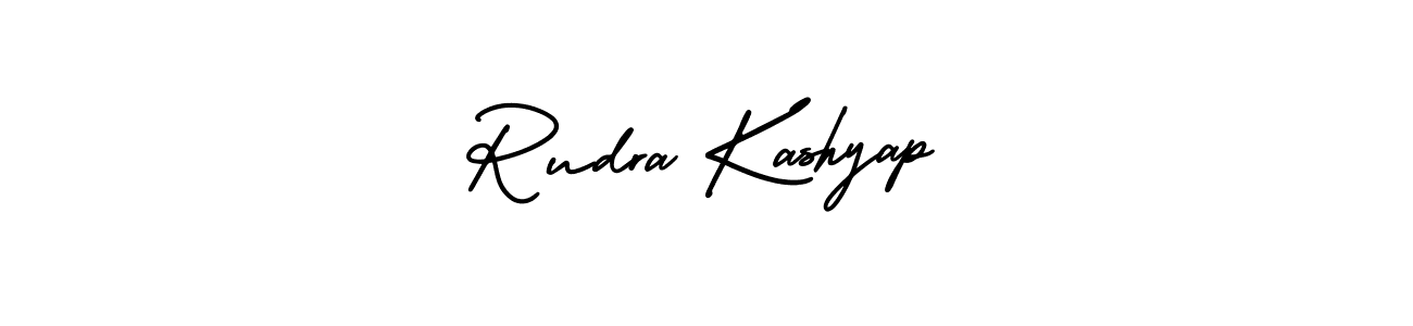 Make a short Rudra Kashyap signature style. Manage your documents anywhere anytime using AmerikaSignatureDemo-Regular. Create and add eSignatures, submit forms, share and send files easily. Rudra Kashyap signature style 3 images and pictures png