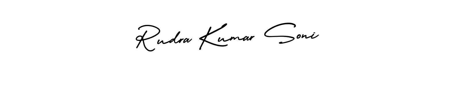 How to Draw Rudra Kumar Soni signature style? AmerikaSignatureDemo-Regular is a latest design signature styles for name Rudra Kumar Soni. Rudra Kumar Soni signature style 3 images and pictures png