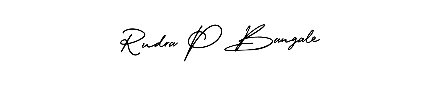 Best and Professional Signature Style for Rudra P Bangale. AmerikaSignatureDemo-Regular Best Signature Style Collection. Rudra P Bangale signature style 3 images and pictures png