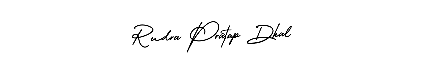 Make a beautiful signature design for name Rudra Pratap Dhal. With this signature (AmerikaSignatureDemo-Regular) style, you can create a handwritten signature for free. Rudra Pratap Dhal signature style 3 images and pictures png