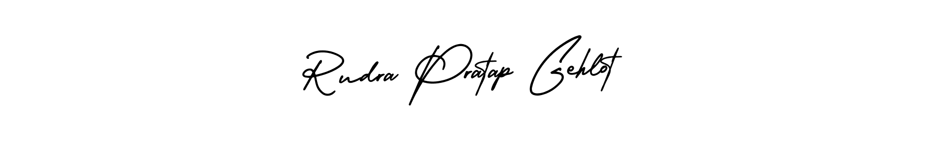 It looks lik you need a new signature style for name Rudra Pratap Gehlot. Design unique handwritten (AmerikaSignatureDemo-Regular) signature with our free signature maker in just a few clicks. Rudra Pratap Gehlot signature style 3 images and pictures png