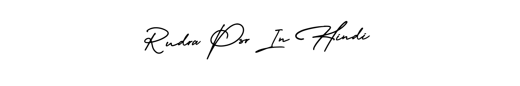 Also we have Rudra Psr In Hindi name is the best signature style. Create professional handwritten signature collection using AmerikaSignatureDemo-Regular autograph style. Rudra Psr In Hindi signature style 3 images and pictures png