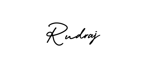 How to make Rudraj signature? AmerikaSignatureDemo-Regular is a professional autograph style. Create handwritten signature for Rudraj name. Rudraj signature style 3 images and pictures png