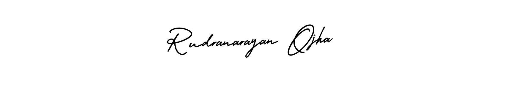 Create a beautiful signature design for name Rudranarayan Ojha. With this signature (AmerikaSignatureDemo-Regular) fonts, you can make a handwritten signature for free. Rudranarayan Ojha signature style 3 images and pictures png