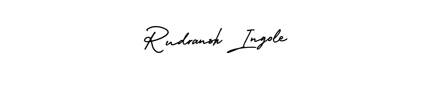 Make a beautiful signature design for name Rudransh Ingole. Use this online signature maker to create a handwritten signature for free. Rudransh Ingole signature style 3 images and pictures png