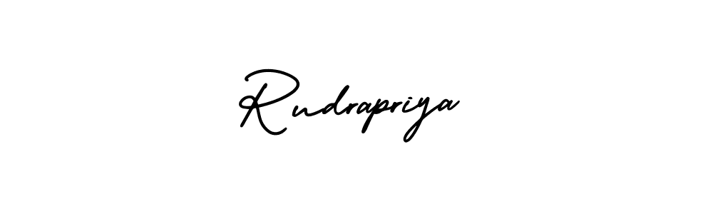Best and Professional Signature Style for Rudrapriya. AmerikaSignatureDemo-Regular Best Signature Style Collection. Rudrapriya signature style 3 images and pictures png