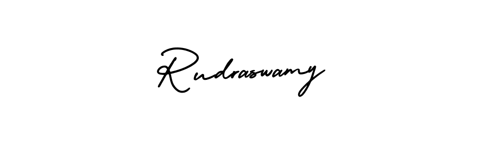 Use a signature maker to create a handwritten signature online. With this signature software, you can design (AmerikaSignatureDemo-Regular) your own signature for name Rudraswamy. Rudraswamy signature style 3 images and pictures png