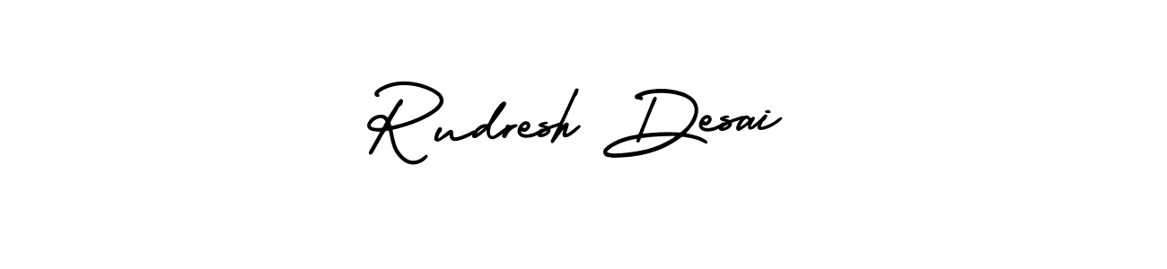 You can use this online signature creator to create a handwritten signature for the name Rudresh Desai. This is the best online autograph maker. Rudresh Desai signature style 3 images and pictures png