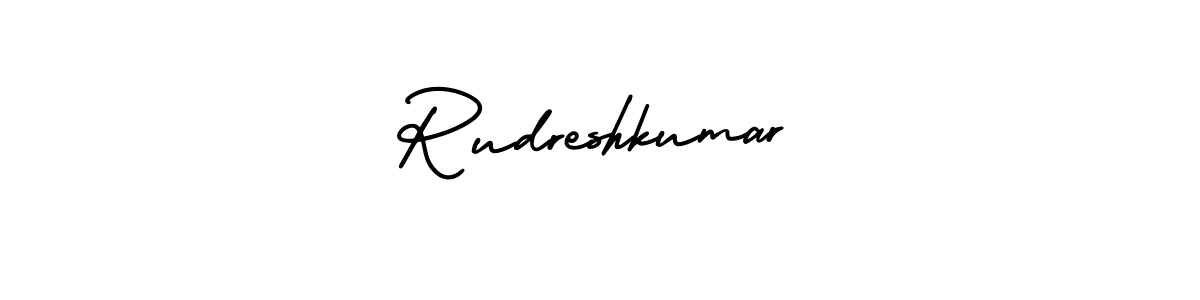 How to Draw Rudreshkumar signature style? AmerikaSignatureDemo-Regular is a latest design signature styles for name Rudreshkumar. Rudreshkumar signature style 3 images and pictures png