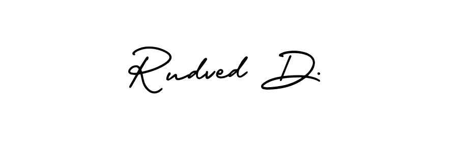 Check out images of Autograph of Rudved D. name. Actor Rudved D. Signature Style. AmerikaSignatureDemo-Regular is a professional sign style online. Rudved D. signature style 3 images and pictures png