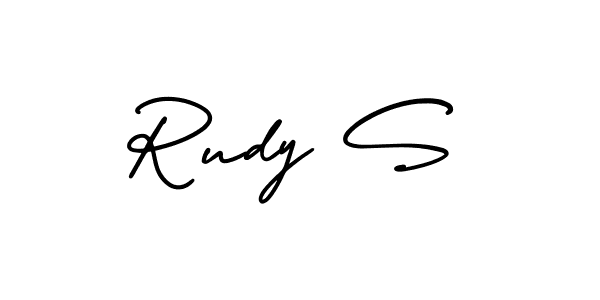 Check out images of Autograph of Rudy S name. Actor Rudy S Signature Style. AmerikaSignatureDemo-Regular is a professional sign style online. Rudy S signature style 3 images and pictures png