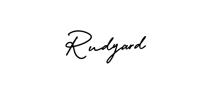 Once you've used our free online signature maker to create your best signature AmerikaSignatureDemo-Regular style, it's time to enjoy all of the benefits that Rudyard name signing documents. Rudyard signature style 3 images and pictures png