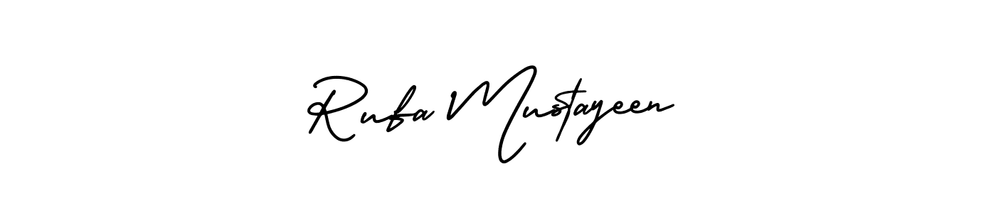 You can use this online signature creator to create a handwritten signature for the name Rufa Mustayeen. This is the best online autograph maker. Rufa Mustayeen signature style 3 images and pictures png