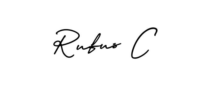 AmerikaSignatureDemo-Regular is a professional signature style that is perfect for those who want to add a touch of class to their signature. It is also a great choice for those who want to make their signature more unique. Get Rufus C name to fancy signature for free. Rufus C signature style 3 images and pictures png