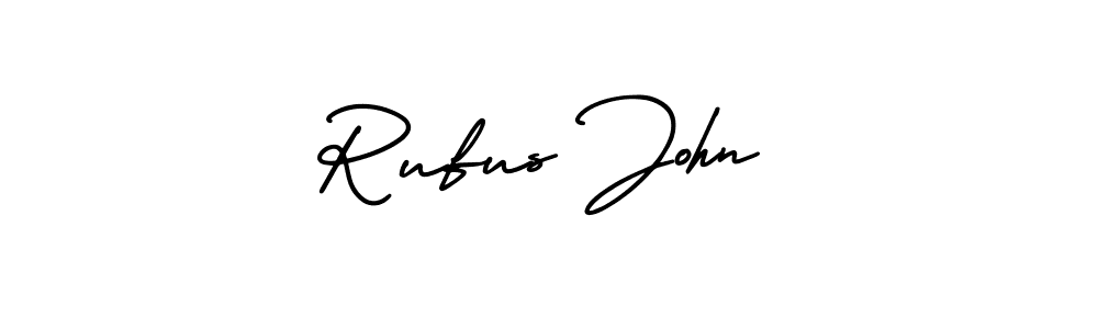 Design your own signature with our free online signature maker. With this signature software, you can create a handwritten (AmerikaSignatureDemo-Regular) signature for name Rufus John. Rufus John signature style 3 images and pictures png