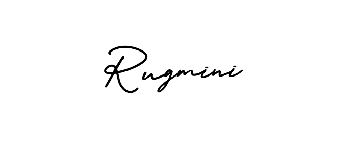 Here are the top 10 professional signature styles for the name Rugmini. These are the best autograph styles you can use for your name. Rugmini signature style 3 images and pictures png