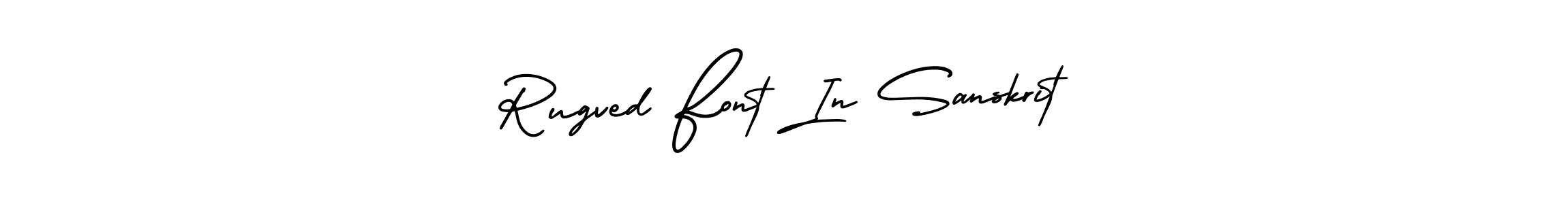 Similarly AmerikaSignatureDemo-Regular is the best handwritten signature design. Signature creator online .You can use it as an online autograph creator for name Rugved Font In Sanskrit. Rugved Font In Sanskrit signature style 3 images and pictures png
