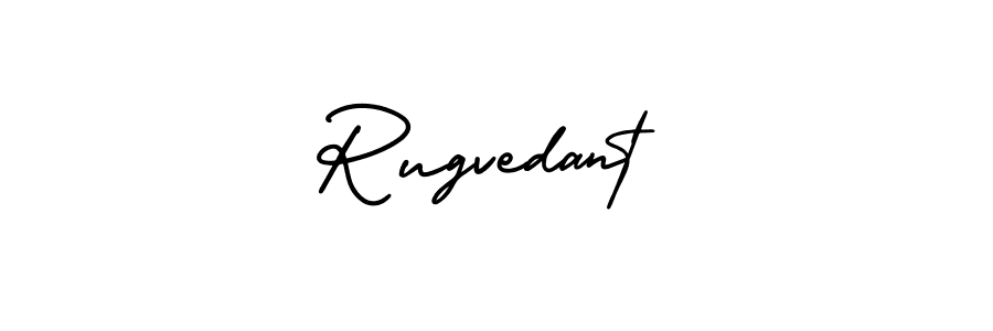 Use a signature maker to create a handwritten signature online. With this signature software, you can design (AmerikaSignatureDemo-Regular) your own signature for name Rugvedant. Rugvedant signature style 3 images and pictures png