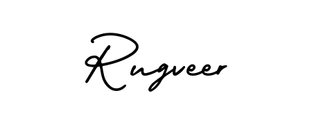 Make a beautiful signature design for name Rugveer. With this signature (AmerikaSignatureDemo-Regular) style, you can create a handwritten signature for free. Rugveer signature style 3 images and pictures png