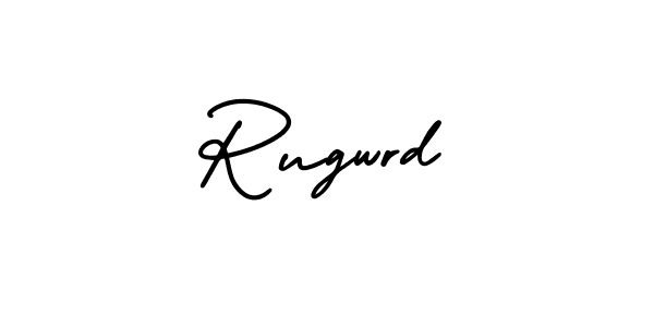 Best and Professional Signature Style for Rugwrd. AmerikaSignatureDemo-Regular Best Signature Style Collection. Rugwrd signature style 3 images and pictures png