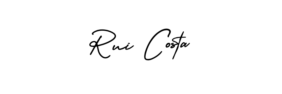if you are searching for the best signature style for your name Rui Costa. so please give up your signature search. here we have designed multiple signature styles  using AmerikaSignatureDemo-Regular. Rui Costa signature style 3 images and pictures png